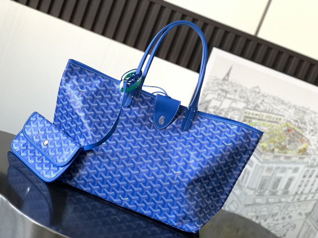 Saint Louis PM Tote Bag In Blue